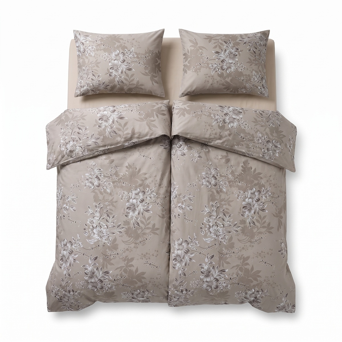 Lenjerie de pat cu 2 fețe de pilotă RUMISA SOIL — vedere din față