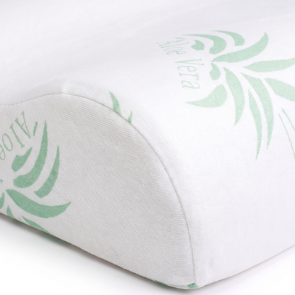 Pernă anatomică cu aloe vera – detaliu