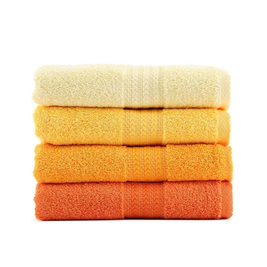 Prosoape Hobby Rainbow, set de 4 piese – galben