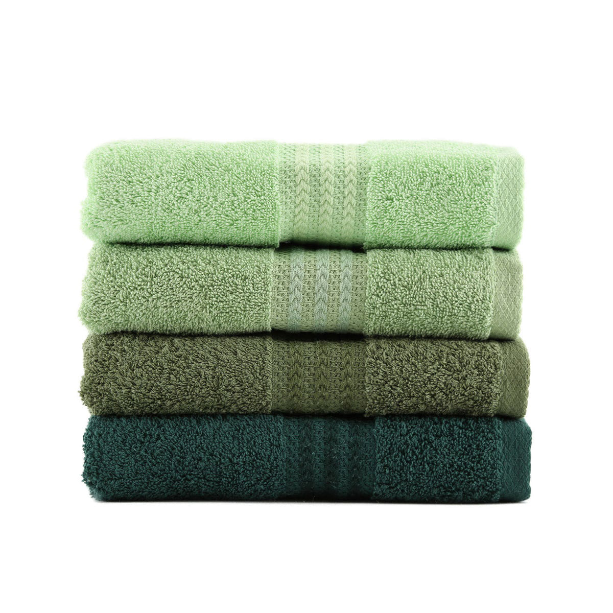 Prosoape Hobby Rainbow, set de 4 piese – verde